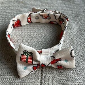 NWOT Gingerbread Canvas Dog Collar | Size M (10”-17”)